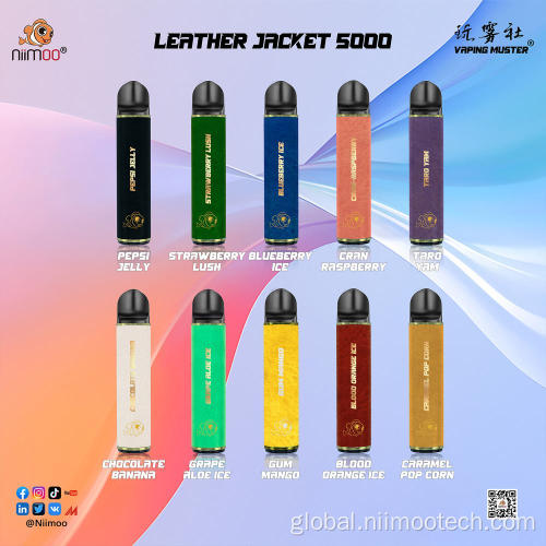 Vape Brand Stock Brand Leather Jacket Mesh Vape 5000 Puffs Supplier